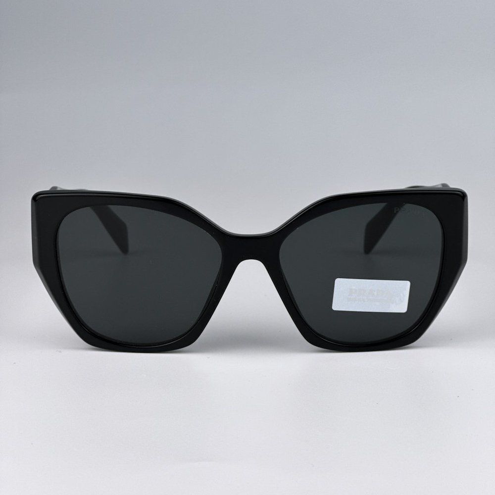 NEW Prada PR19ZS 1AB5S0 Black Dark Grey Women Cat Eye Sunglasses PR 19ZS - Picture 5 of 12